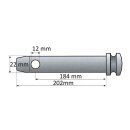 Unterlenker Bolzen Kat.2 202 mm