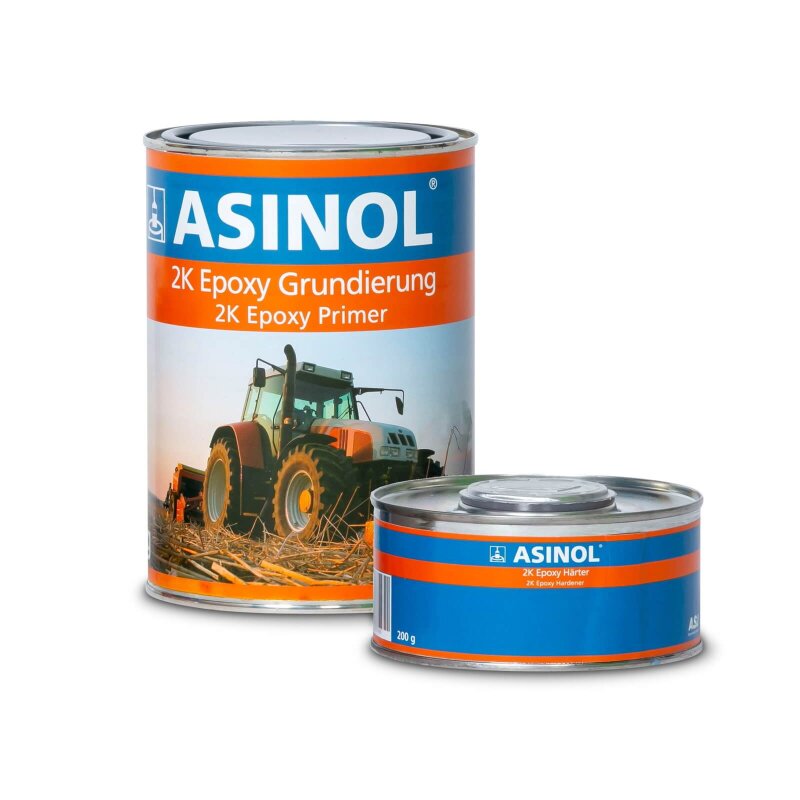 ASINOL Grundierung Grau Spray – 400 Ml, Rost- & Haftprimer Für Eisen & Stahl, Bis 120°C Hitzebeständig