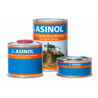 ASINOL 2K Epoxid Grundierung inkl. Härter 1,2 kg & Verdünnung 500 ml